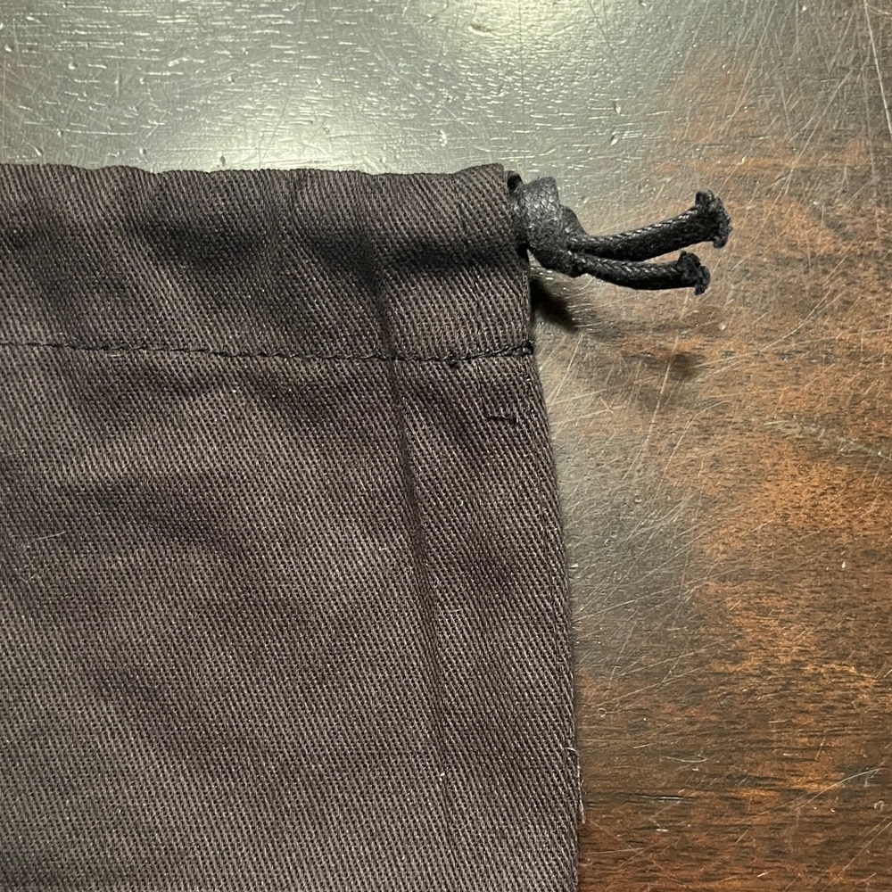 Fendi Black Drawstring Dust Bag Approximately 11.75” Wide by 11.5” tall - Picture 6 of 7